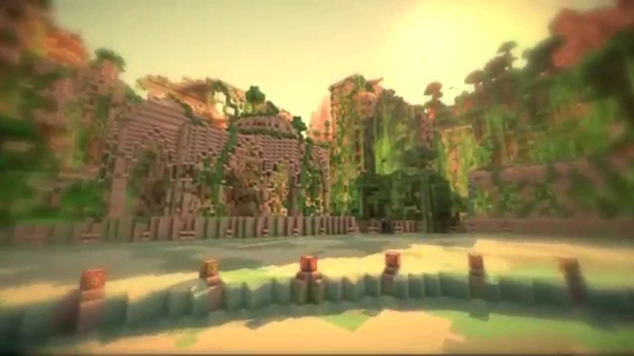 Minecraft Hunger-Games ~ The Overgrown Arena - YouTube