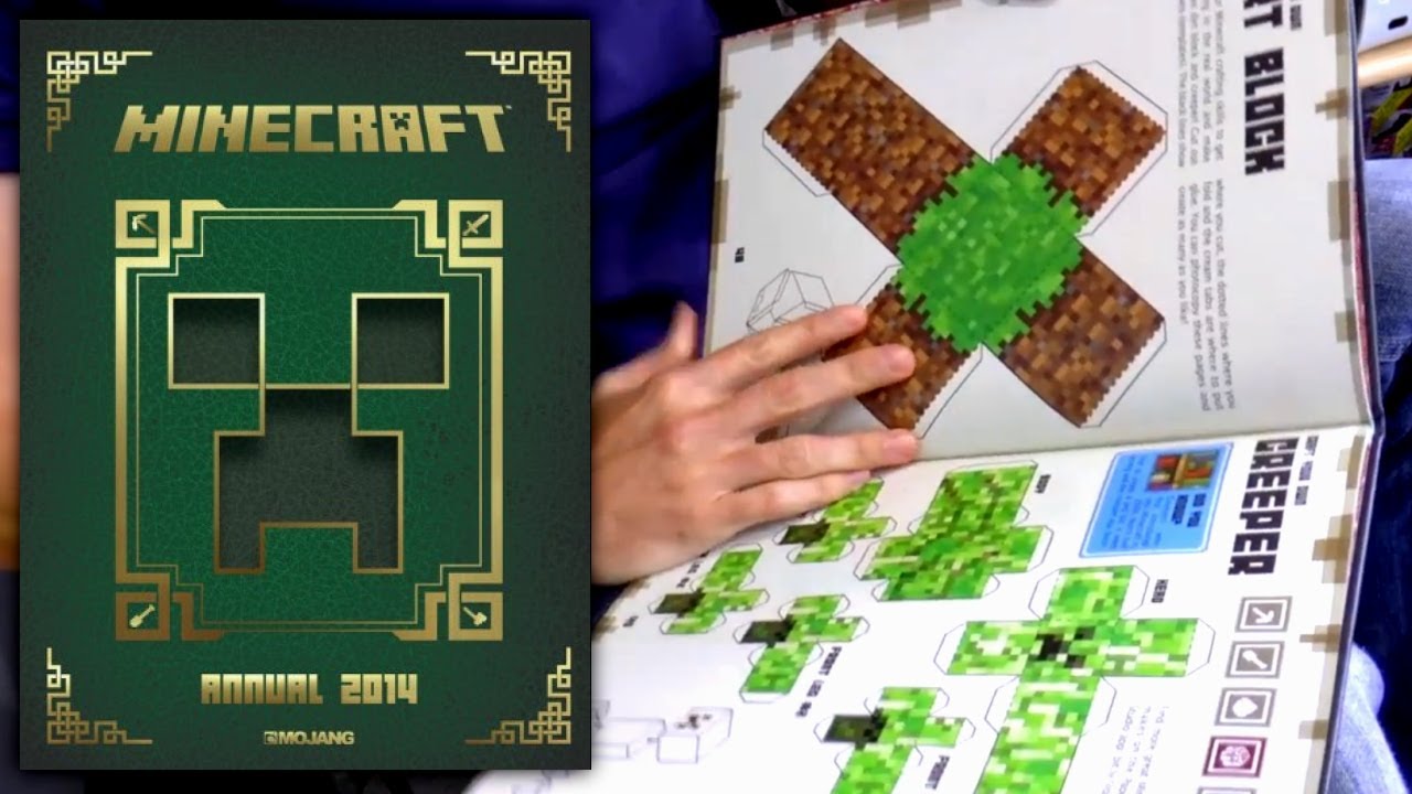 Minecraft Annual 2014 Book Review - YouTube