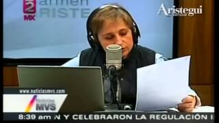 Televisa nos critica otra vez; sólo oye lo que le conviene.- Aristegui