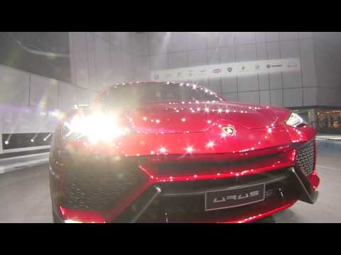 Lamborghini Urus SUV concept Beijing reveal promo worldcarfans 14203 views