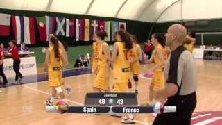 U16 Women 2013 QF Highlights Spain-France