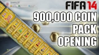 FIFA 14 | 9 x 100,000 Coin Pack Opening