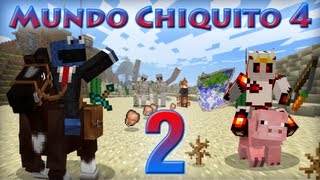 MINECRAFT - Mundo Chiquito 4 - Ep 2 - Gregorio McGregor, El Cerdo Jedi -