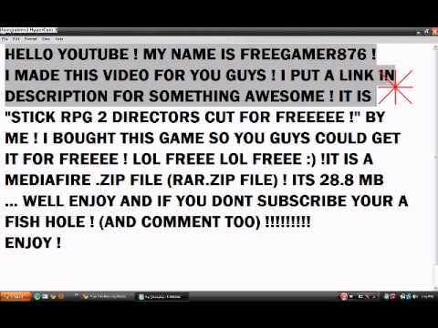 Stick RPG 2 Directors Cut For Free (MediaFire) - YouTube