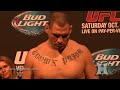 UFC 166: Cain Velasquez vs Junior Dos Santos 3 Weigh-in + Staredown (HD)