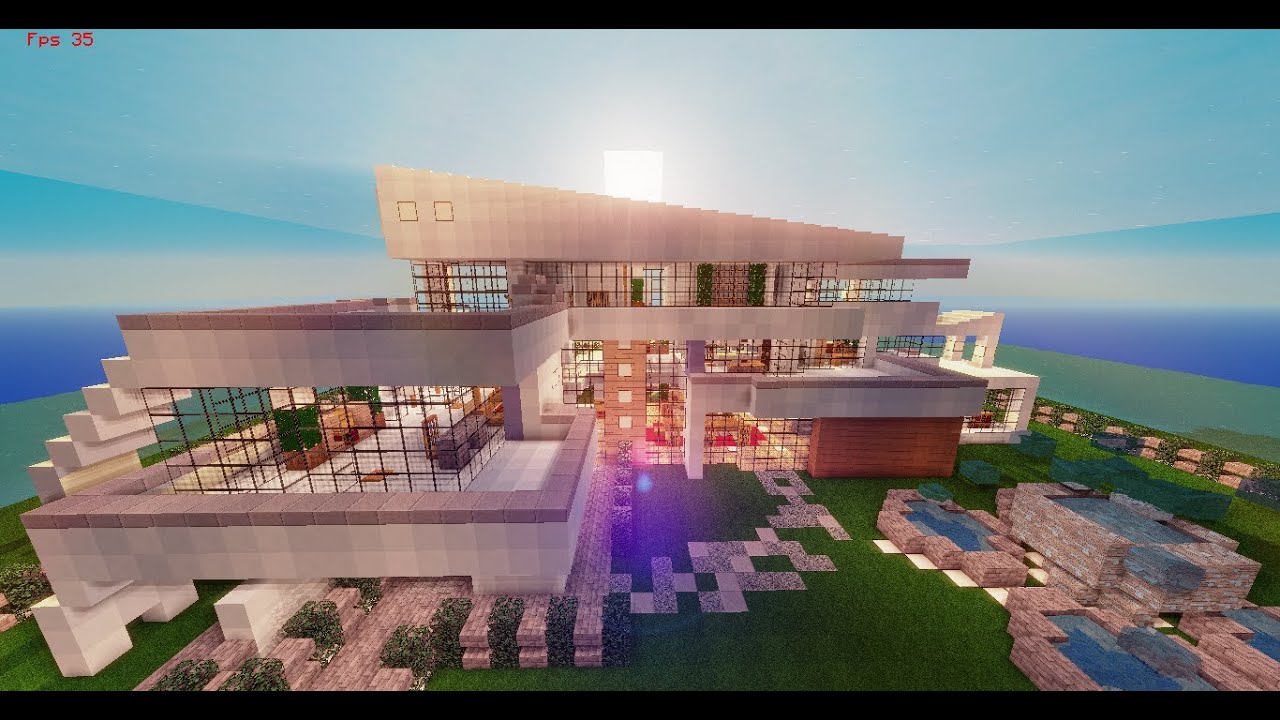 Minecraft: Casa moderna / Modern House + Descarga / Download