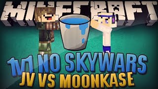 Minecraft: 1v1 no SKYWARS - Vs a Menina Lua