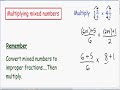 Multiplying Mixed numbers