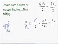 Multiplying Mixed numbers