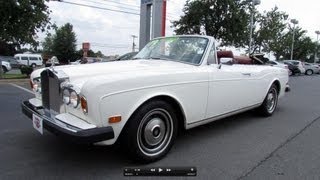 1979 Rolls Royce Corniche Convertible Start Up, Exhaust, and In Depth Review