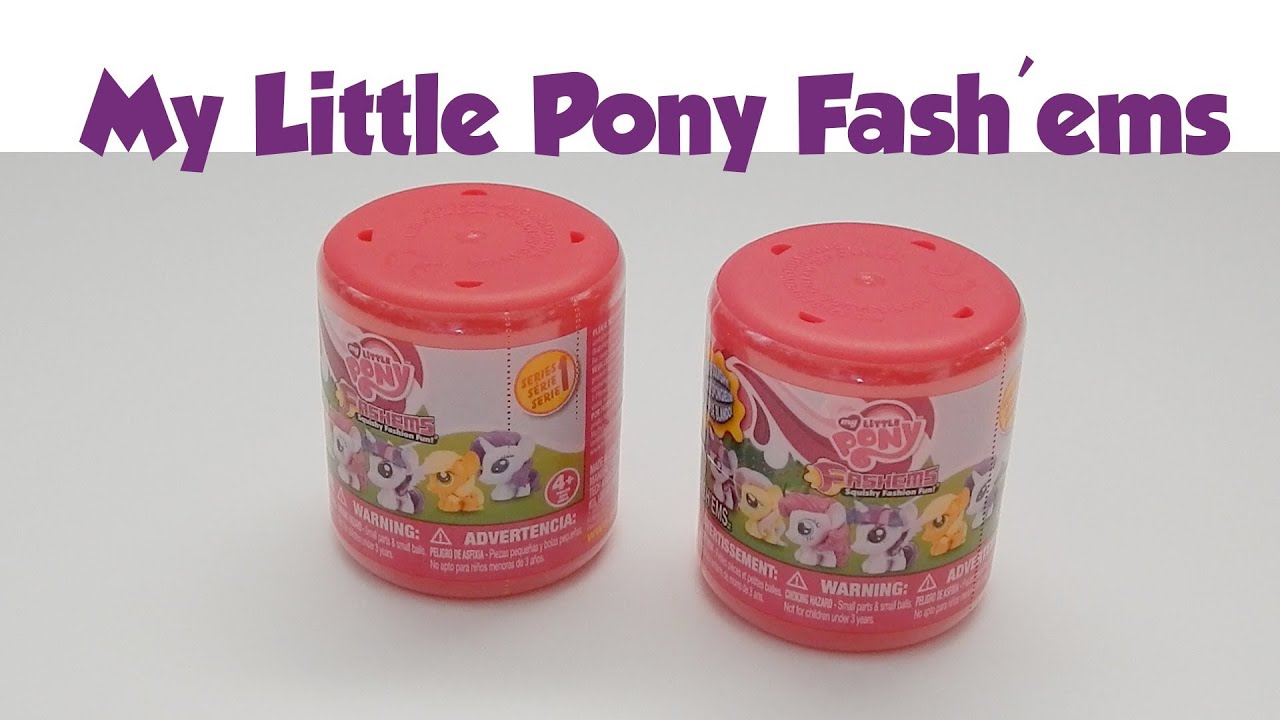 My Little Pony Fashems Surprise Squishy Toy Part One - YouTube