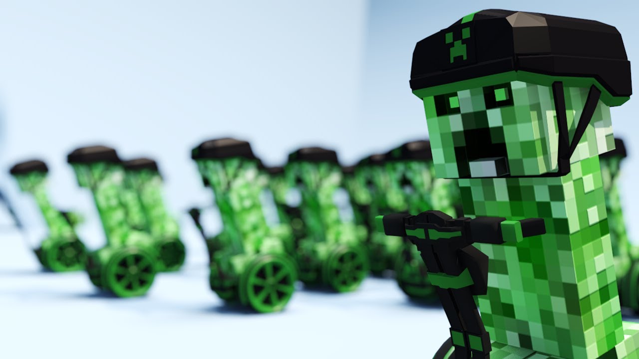 Segway Creeper Stunts - Minecraft Animation - YouTube