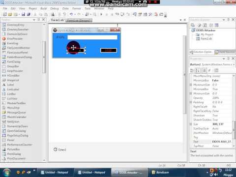 Cara Membuat DDOS Dengan Visual Basic 2008/2010
