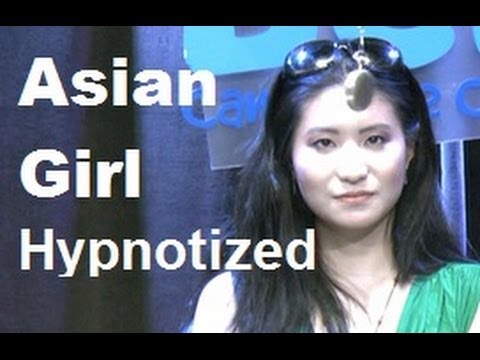 ... girl hypnotized on live TV - spinning pocket watch hypnosis induction