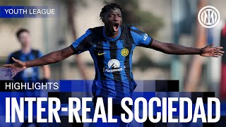 INTO THE #UYL PLAY-OFFS 🔥? | INTER 1-0 REAL SOCIEDAD | U19 HIGHLIGHTS | UEFA YOUTH LEAGUE 23/24⚽⚫🔵??