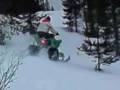 Kawasaki Kfx 400 With Belts And Skies In Snow - Youtube