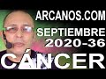 Video Horóscopo Semanal CÁNCER  del 30 Agosto al 5 Septiembre 2020 (Semana 2020-36) (Lectura del Tarot)