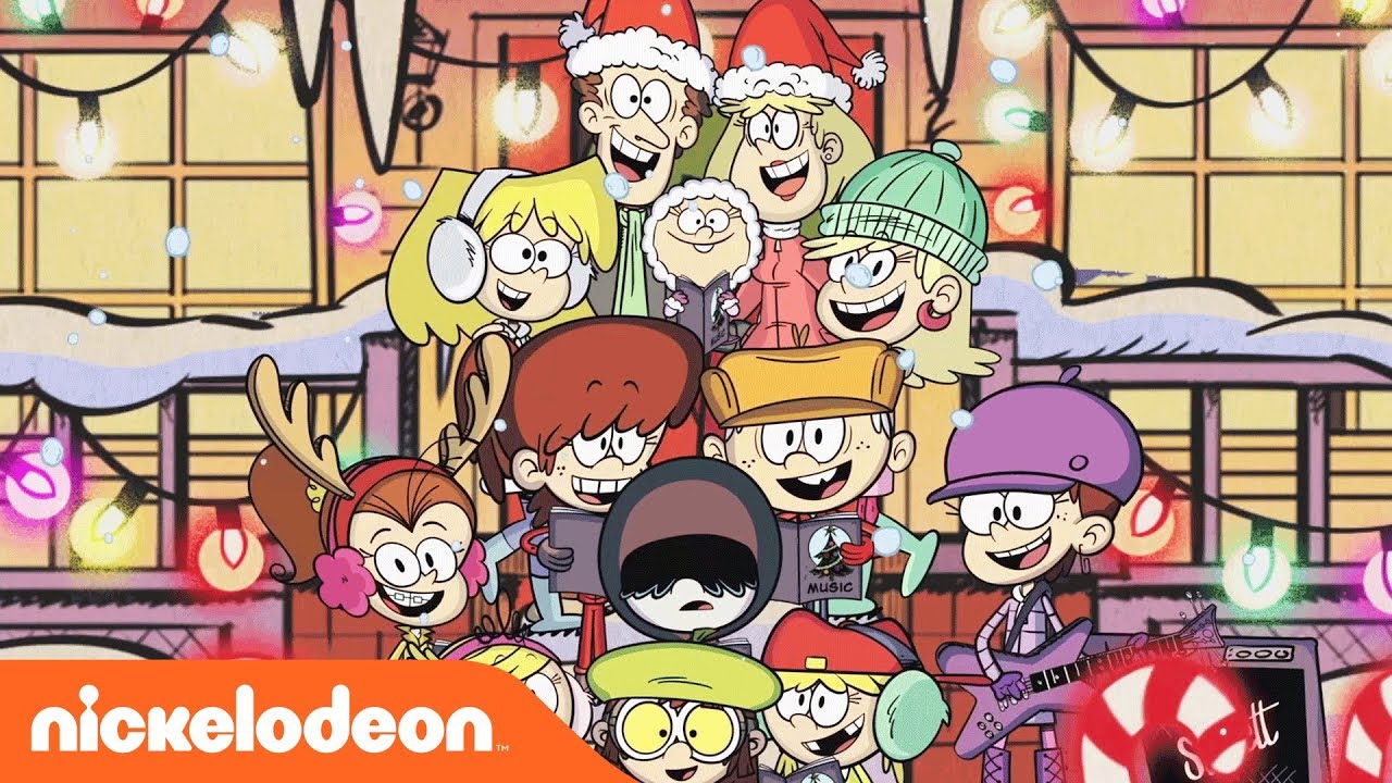 Loud House Christmas Song In Real Life Vs. Cartoon 🎄 | The Loud House. 