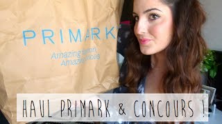 HAUL Primark Paris ♡ (Concours inside)