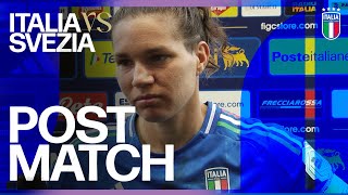 Le parole delle Azzurre | Italia-Svezia 0-0 | Women's Nations League 2025