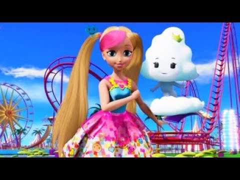 Colorful game - Barbie adventure road crossing game - star collecting fun adventure for kid