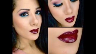 BORDEAUX PETROL HEROINE MAKE UP TUTORIAL