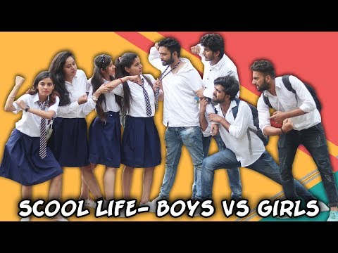 SCHOOL LIFE BOYS VS GIRLS | BakLol Video |