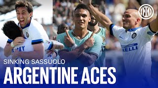 ARGENTINE ACES | Milito, Lautaro, Cambiasso and more ... ⚽⚫🔵🇦🇷???