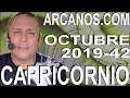 Video Horscopo Semanal CAPRICORNIO  del 13 al 19 Octubre 2019 (Semana 2019-42) (Lectura del Tarot)