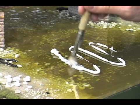  : Create water with realistic waves for your model railroad - YouTube