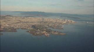 Delta Airlines Boeing 757 takeoff at San Francisco - amazing view SFO