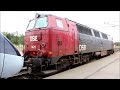 DSB: Old MZ 1425 locomotive and IC4 train