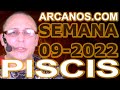 Video Horscopo Semanal PISCIS  del 20 al 26 Febrero 2022 (Semana 2022-09) (Lectura del Tarot)