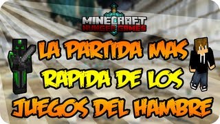 La partida mas rapida de los juegos del hambre!! - c/ Luzu - MINECRAFT - sTaXxCraft