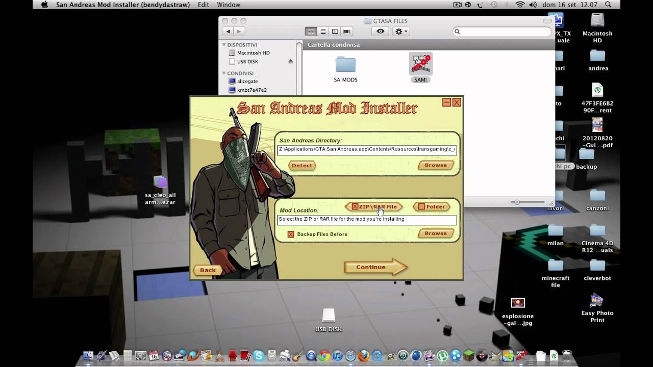 gta san andreas mod installer mac