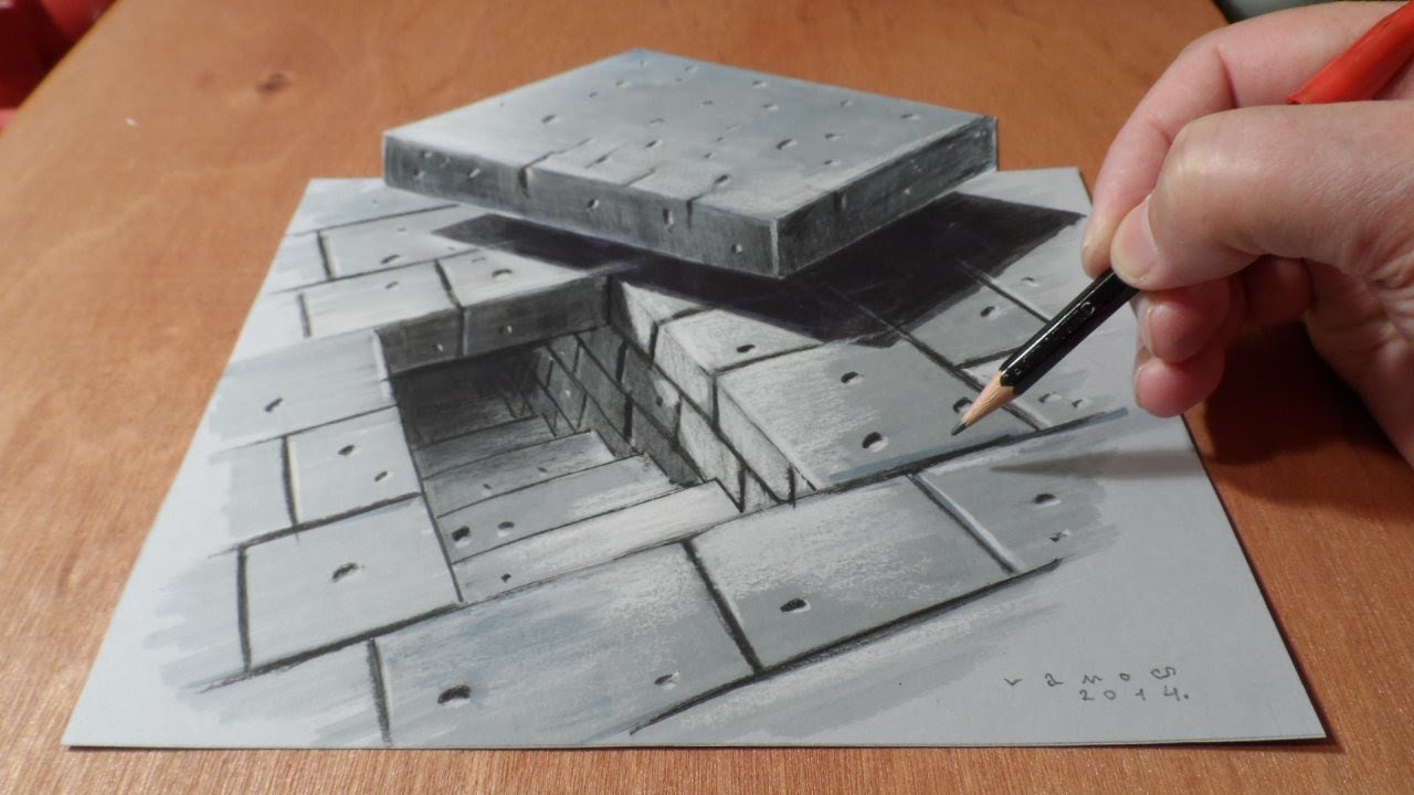 Creative Sketch 3D Draw with Realistic