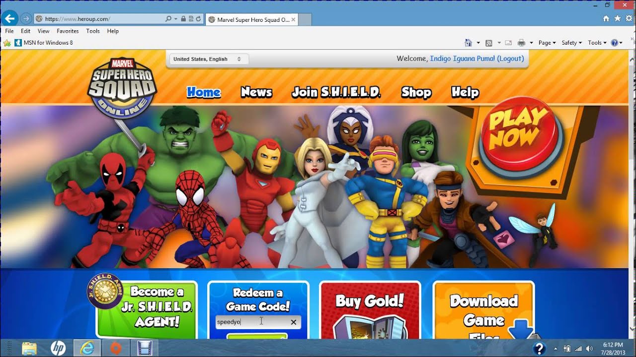 Super Hero Squad Online Cheats