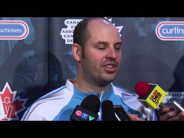 Draw 3 Media Scrum - 2013 Tim Hortons Brier