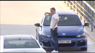 Deulofeu imitating Cristiano Ronaldo