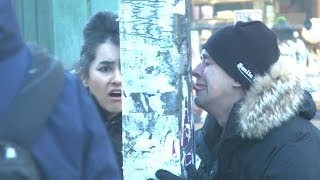 Tongue On A Frozen Pole PRANK!!