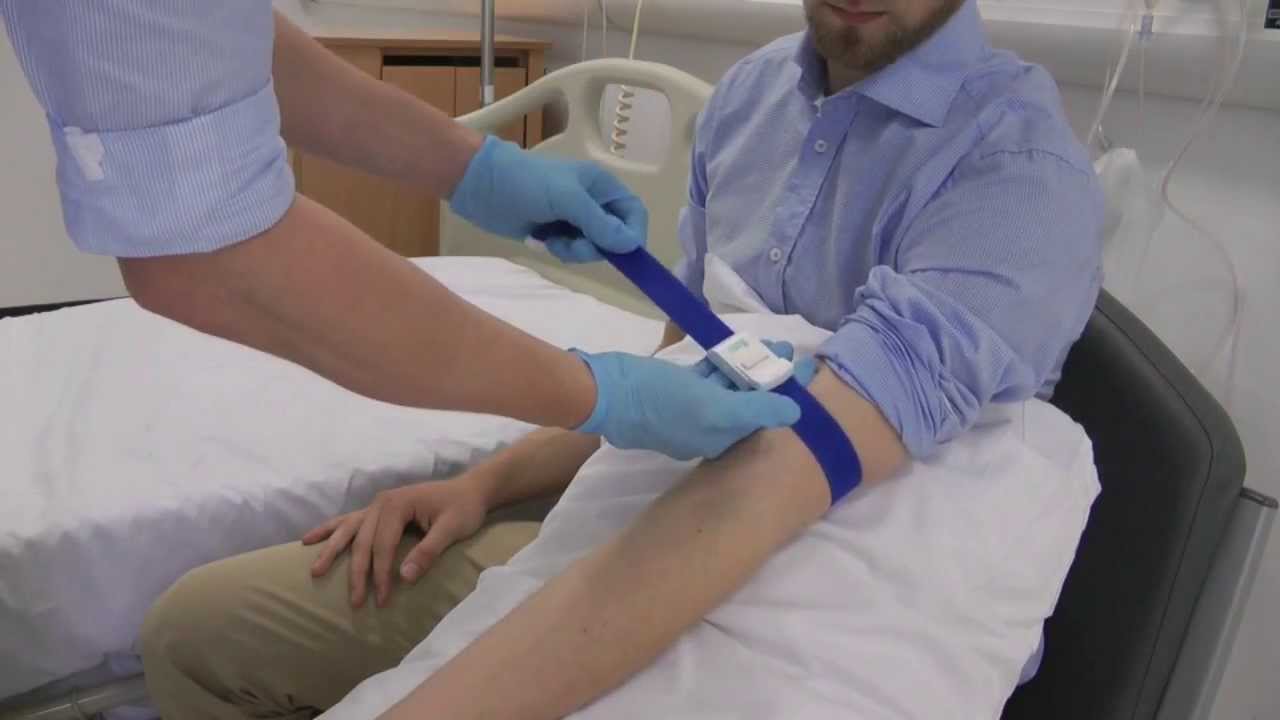 How to apply a tourniquet for clinical skills cannulation and