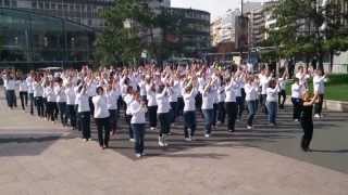 Flashmob 4G Bouygues Telecom Montparnasse