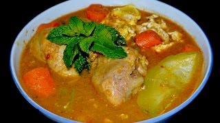 Receta de sopa maggie - Pollo con vegetales