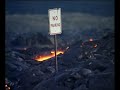 Kilauea Volcano lava crosses the highway