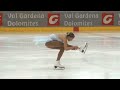 Polina Edmunds USA Val gardena spring trophy 2013 junior ladies free