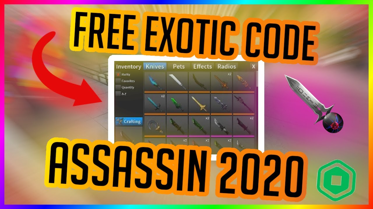 You Get A Free Exotic By Opening This Door Roblox Assassin