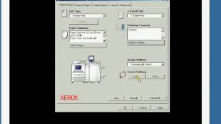 How to use the finishing options in the Xerox 4112 post script driver