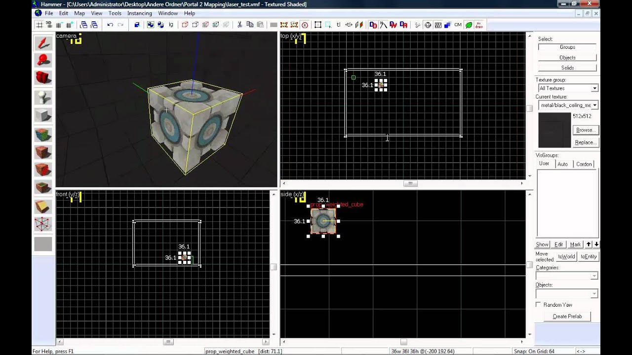 Hammer Editor Tutorial #27 - Portal 2 - How to make a Discouragement ...