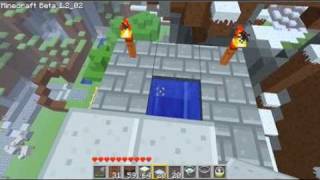 How To Make Water Ladders In Minecraft