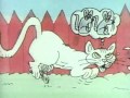 Classic Sesame Street animation- A cat listens to squeaky noises...